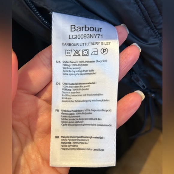 Barbour Littlebury Longline Gilet UK10 - Picture 6 of 8